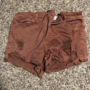womens rsq jean shorts, size 1